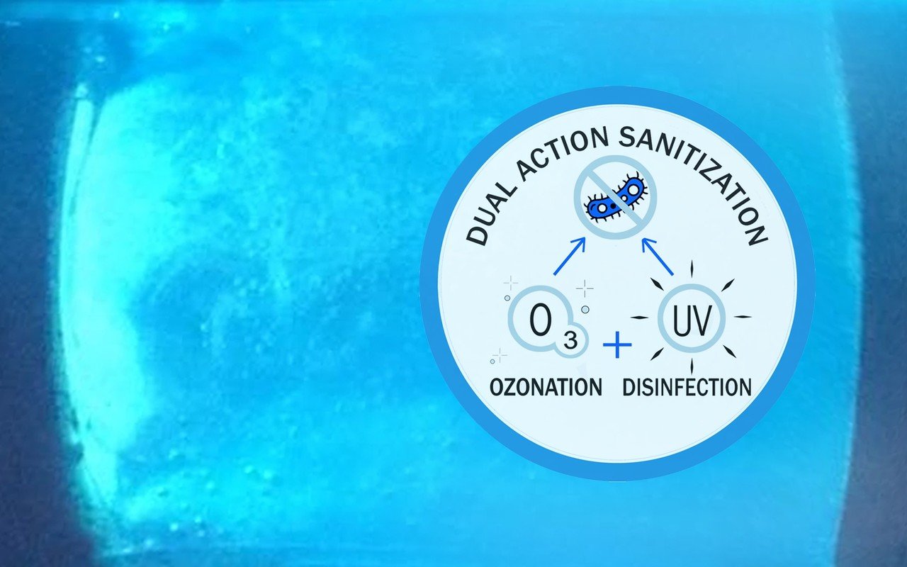 Dual action water sanitization system for Aquavia Spas (web)